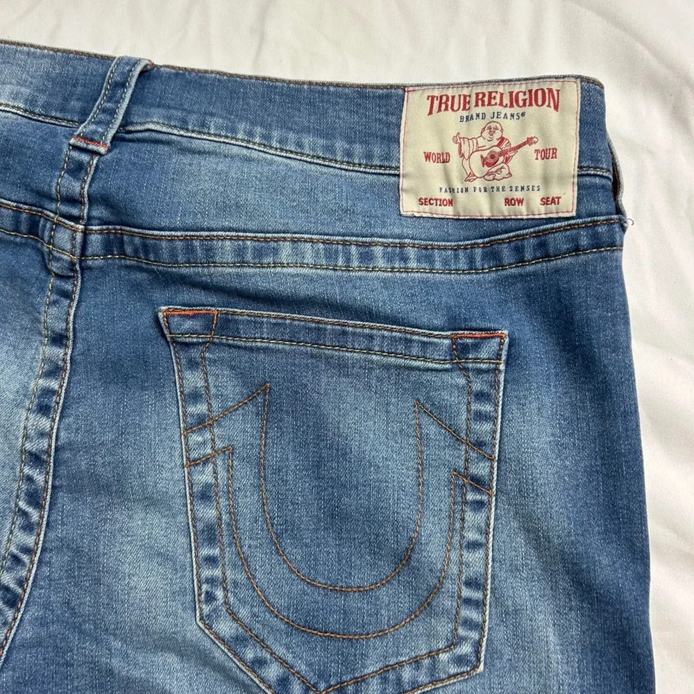 True Religion Rocco Relaxed Skinny Jeans Mens Size 38 Faded Wash‎ Denim $164
